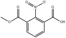 2-硝基间苯二甲酸单甲酯 结构式