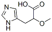 1H-Imidazole-5-propanoic  acid,  -alpha--methoxy- Structure