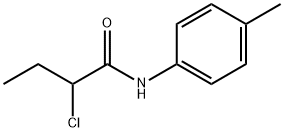 2-クロロ-N-(4-メチルフェニル)ブタンアミド 化学構造式