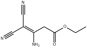 3-氨基-4,4-二氰基丁-3-烯酸乙酯, 86165-77-7, 结构式