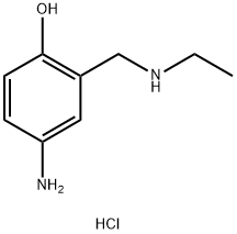 2-[(Ethylamino)methyl]-4-aminophenol Dihydrochloride Structure