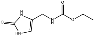 Carbamic  acid,  [(2,3-dihydro-2-oxo-1H-imidazol-4-yl)methyl]-,  ethyl  ester  (9CI) Struktur