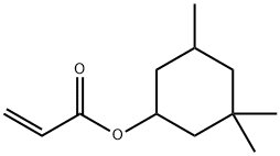 プロペン酸3,3,5-トリメチルシクロヘキシル 化学構造式