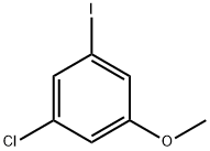 1-Chloro-3-iodo-5-methoxybenzene, 3-Chloro-5-iodophenyl methyl ether Struktur