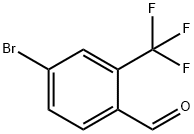 4-ブロモ-2-(トリフルオロメチル)ベンズアルデヒド 化学構造式