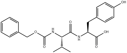 Z-L-Val-L-Tyr-OH 化学構造式