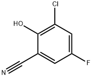 Benzonitrile,  3-chloro-5-fluoro-2-hydroxy- Structure