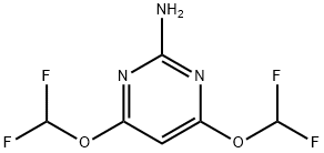 2-氨基-4,6-双(二氟甲氧基)嘧啶,86209-44-1,结构式