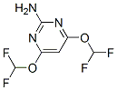2-amino-4,6-bis(difluoromethoxy)pyrimidine Structure