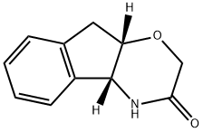 4,4a,9,9a-tetrahydroindeno[2,1-b][1,4]oxazin-3(2H)-one Struktur