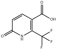 6-Hydroxy-2-(trifluoromethyl)nicotinic acid Struktur