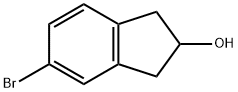 1H-Inden-2-ol,5-bromo-2,3-dihydro- Struktur
