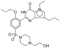 Mirodenafil Dihydrochloride Structure