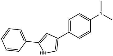 2-PHENYL-4-(P-DIMETHYLAMINOPHENYL)-PYRROLE Structure