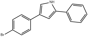 4-(P-BROMOPHENYL)-2-PHENYLPYRROLE Struktur