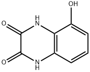 1,4-二氢-5-羟基-2,3-喹噁啉二酮, 862270-94-8, 结构式