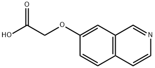 (isoquinolin-7-yloxy)-acetic acid Struktur