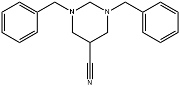 1,3-DIBENZYL-5-CYANOHEXAHYDROPYRIMIDINE Struktur