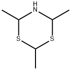 2,4,6-三甲基-1,3,5-二噻嗪烷, 86241-90-9, 结构式