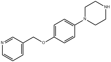 1-[4-(PYRIDIN-3-YLMETHOXY)-PHENYL]-PIPERAZINE Structure