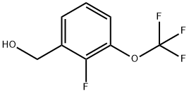 [2-Fluoro-3-(trifluoromethoxy)phenyl]methanol Struktur