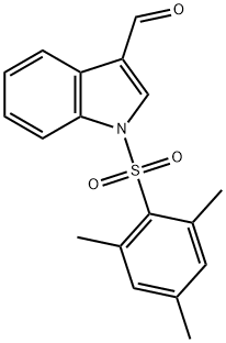 1-(mesitylsulfonyl)-1H-indole-3-carbaldehyde Structure