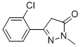 5-(2-CHLOROPHENYL)-2,4-DIHYDRO-2-METHYL-3H-PYRAZOL-3-ONE Struktur