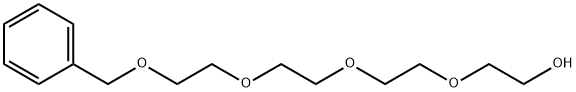 テトラエチレングリコールモノベンジルエーテル 化学構造式