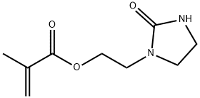 2-甲基-2-丙烯酸-2-(2-氧代-1-咪唑啉基)乙基酯,86261-90-7,结构式