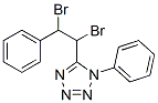5-(1,2-Dibromo-2-phenylethyl)-1-phenyl-1H-tetraazole Struktur