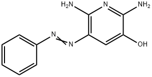 2,6-diamino-5-hydroxy-3-(phenylazo)pyridine, 86271-56-9, 结构式