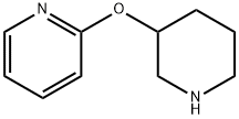 2-(ピペリジン-3-イルオキシ)ピリジン 化学構造式