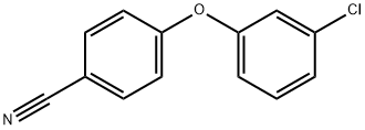 4-(3-chlorophenoxy)benzonitrile Structure