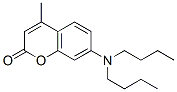 7-二丁基氨基-4-甲基香豆素 结构式