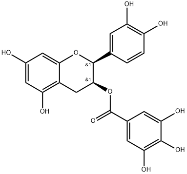 EPICATECHIN, 863-03-6, 结构式