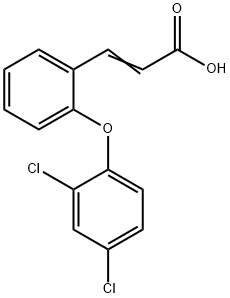 3-[2-(2,4-DICHLOROPHENOXY)PHENYL]ACRYLIC ACID Structure