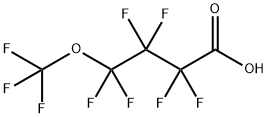 PERFLUORO(4-METHOXYBUTANOIC) ACID, 863090-89-5, 结构式