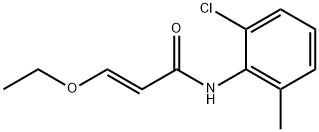 (E)-N-(2-氯-6-甲基苯基)-3-乙氧基丙烯酰胺,863127-76-8,结构式
