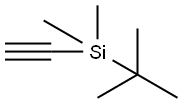 (叔丁基二甲基硅基)乙炔,86318-61-8,结构式