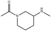 1-ACETYL-3-(METHYLAMINO)PIPERIDINE Structure