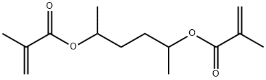 1,4-dimethylbutane-1,4-diyl bismethacrylate Structure