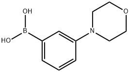 [3-(4-吗啉基)苯基]硼酸, 863377-22-4, 结构式