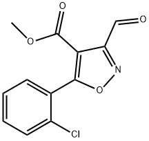 4-Isoxazolecarboxylicacid,5-(2-chlorophenyl)-3-formyl-,methylester(9CI)|
