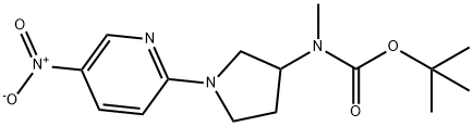 methyl-[1-(5-nitro-pyridin-2-yl)-pyrrolidin-3-yl]-carbamic
acid tert-butyl ester,863401-94-9,结构式