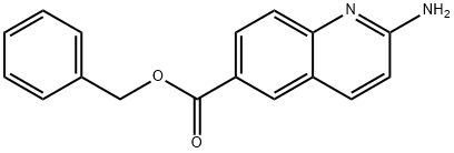 2-氨基喹啉-6-甲酸苄酯, 863492-35-7, 结构式