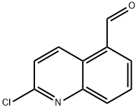 2-chloroquinoline-5-carbaldehyde Structure