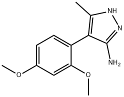 4-(2,4-Dimethoxyphenyl)-5-methyl-1H-pyrazol-3-amine|