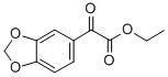 3,4-(メチレンジオキシ)ベンゾイルぎ酸エチル 化学構造式