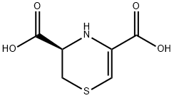 3,4-ジヒドロ-2H-1,4-チアジン-3,5-二カルボン酸 化学構造式