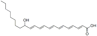 14-hydroxydocosahexaenoic acid 结构式
